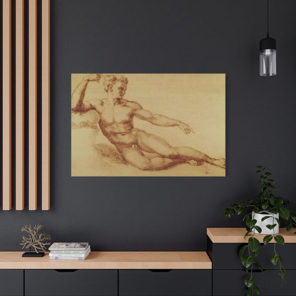 91638-543.jpg Studio di Nudo by Michelangelo Buonarroti Standard Canvas