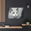 91638-553.jpg Cat with Green Blue Eyes Standard Canvas