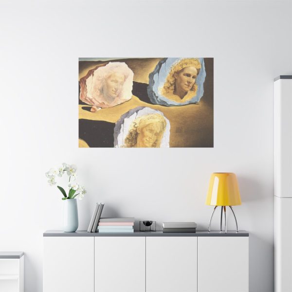 91638-557.jpg Three Apparitions of the Visage of Gala by by Salvador Dali Standard Canvas
