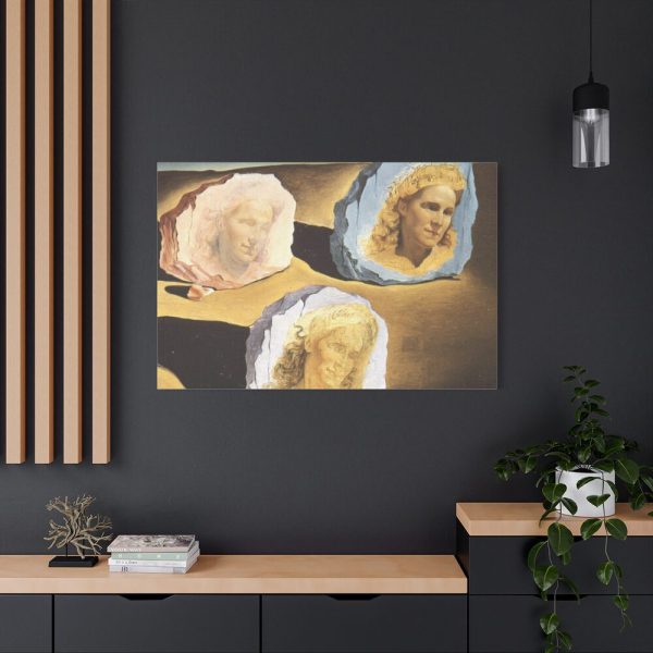 91638-558.jpg Three Apparitions of the Visage of Gala by by Salvador Dali Standard Canvas