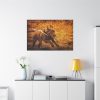 91638-567.jpg Black Labrador Runing in Field Standard Canvas