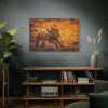 91638-569.jpg Black Labrador Runing in Field Standard Canvas