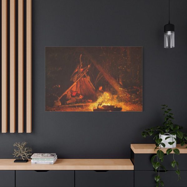 91638-58.jpg Camp Fire by Winslow Homer Standard Canvas