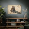 91638-589.jpg Labrador On the Sand Standard Canvas