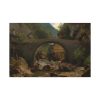 Mountain Stream in the Auvergne by Théodore Rousseau Standard Canvas