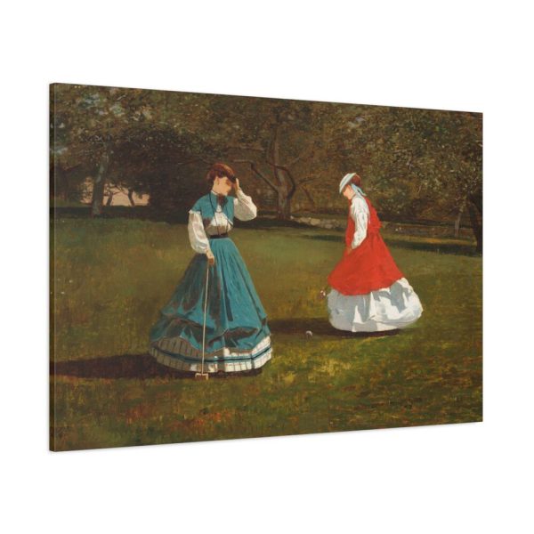 91638.jpg A Game of Croquet by Winslow Homer Standard Canvas