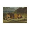 91638-61.jpg Lion Devouring a Goat Standard Canvas