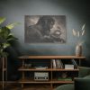 Lion and Snake by Samuel William Reynolds Standard Canvas