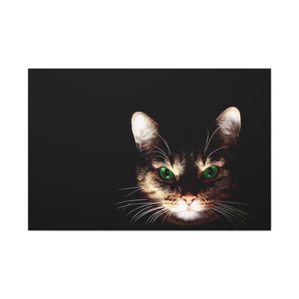 91638-651.jpg Bengal Cat in the Dark Standard Canvas