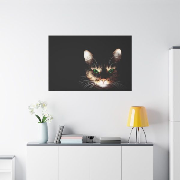 91638-652.jpg Bengal Cat in the Dark Standard Canvas