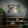 91638-709.jpg Cat and Lavender Standard Canvas