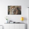 Lion Face Closeup Standard Canvas