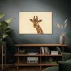 91638-734.jpg A Close up Geoffrey The Giraffe Standard Canvas
