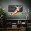 91638-744.jpg Giraffe at The Montgomery Zoo in Oak Park Standard Canvas