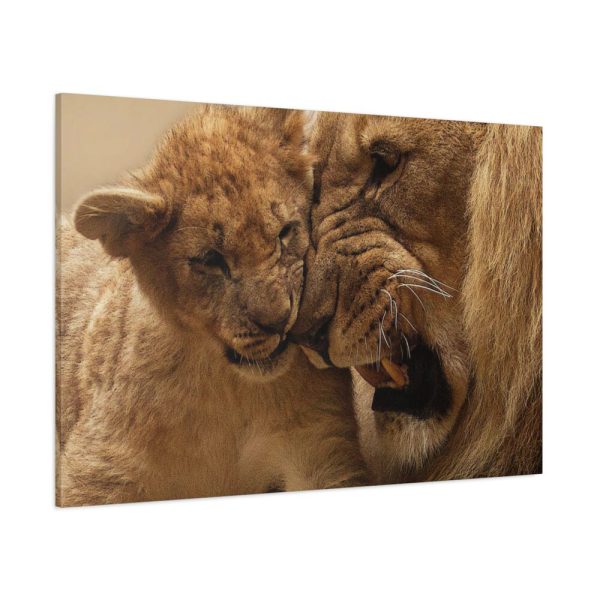 91638-75.jpg Lion Family Standard Canvas
