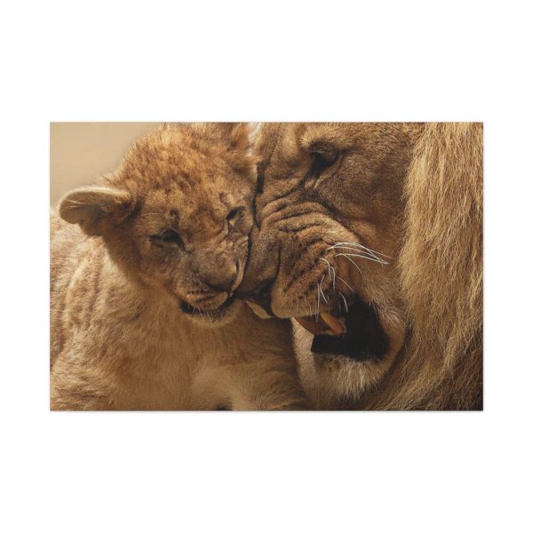 91638-76.jpg Lion Family Standard Canvas