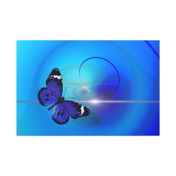 91638-771.jpg Purple Butterfly Abstract Art Standard Canvas