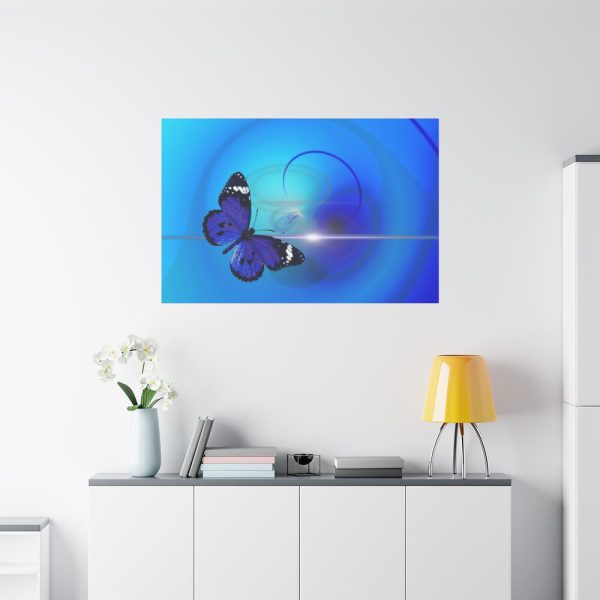 91638-772.jpg Purple Butterfly Abstract Art Standard Canvas