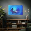 91638-774.jpg Purple Butterfly Abstract Art Standard Canvas