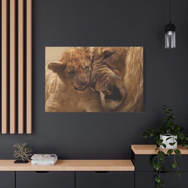 91638-78.jpg Lion Family Standard Canvas