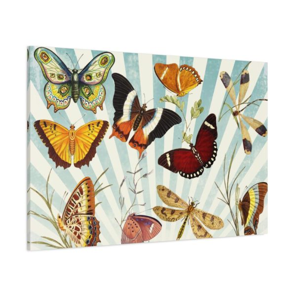 91638-780.jpg Butterfly Vintage Collage Sky Standard Canvas