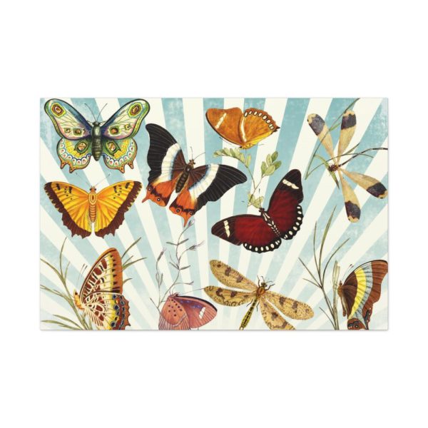 91638-781.jpg Butterfly Vintage Collage Sky Standard Canvas