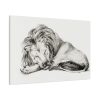 91638-80.jpg Lying Lion by Jean Bernard Standard Canvas