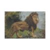 91638-86.jpg A Lion Walking by Géza Vastagh Standard Canvas