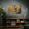 91638-99.jpg Lion Roar Wild Life Standard Canvas