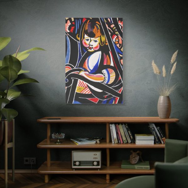 91655-114.jpg Child in Rocker by Henry Lyman Sayen Standard Canvas