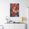 91655-132.jpg The Foxes by Franz Marc Standard Canvas