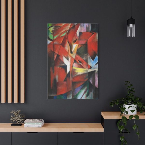 91655-133.jpg The Foxes by Franz Marc Standard Canvas