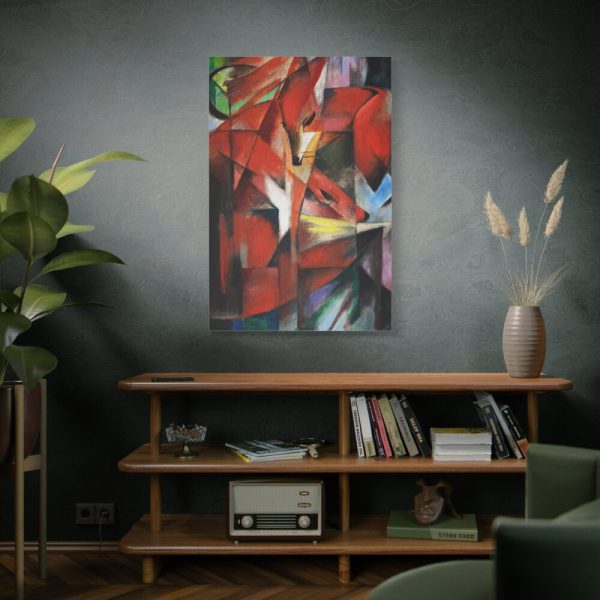 91655-134.jpg The Foxes by Franz Marc Standard Canvas