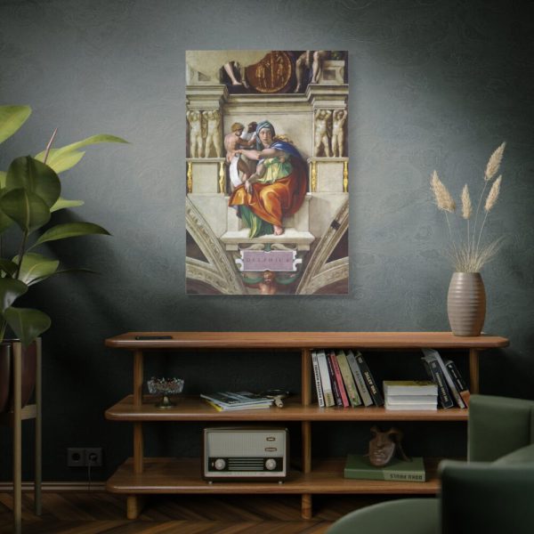 91655-169.jpg Delphic Sibyl by Michelangelo Buonarroti Standard Canvas