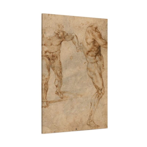 91655-180.jpg Two Nude by Michelangelo Buonarroti Standard Canvas
