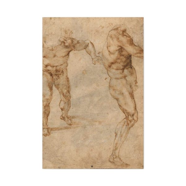 91655-181.jpg Two Nude by Michelangelo Buonarroti Standard Canvas