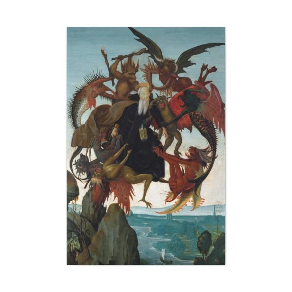 91655-186.jpg The Torment of Saint Anthony by Michelangelo Buonarroti Standard Canvas