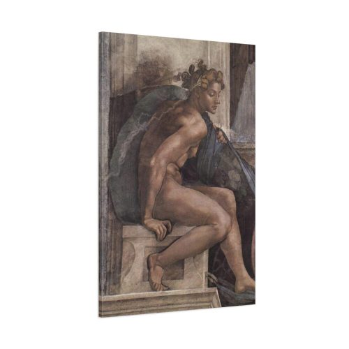 Ceiling fresco of creation in the Sistine Chapel, by Michelangelo Buoanorroti Standard Canvas