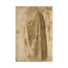 91655-211.jpg Three Standing Men in Wide Cloaks by Michelangelo Buonarroti Standard Canvas