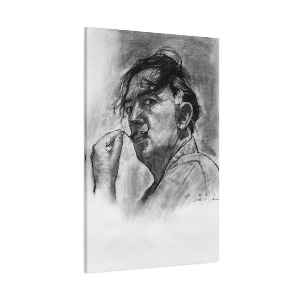 91655-230.jpg Black and White Portrait by Salvador Dali Standard Canvas