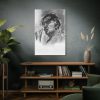 91655-234.jpg Black and White Portrait by Salvador Dali Standard Canvas