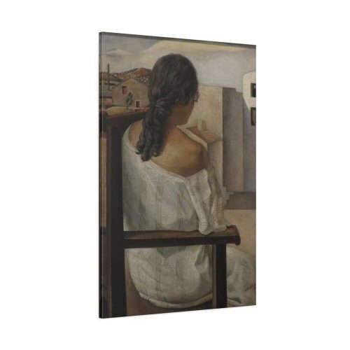 Girl from the Back by Salvador Dali Standard Canvas