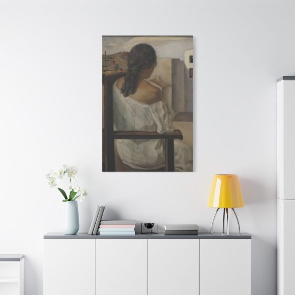 91655-237.jpg Girl from the Back by Salvador Dali Standard Canvas