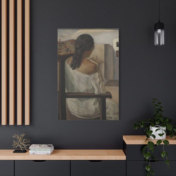 91655-238.jpg Girl from the Back by Salvador Dali Standard Canvas