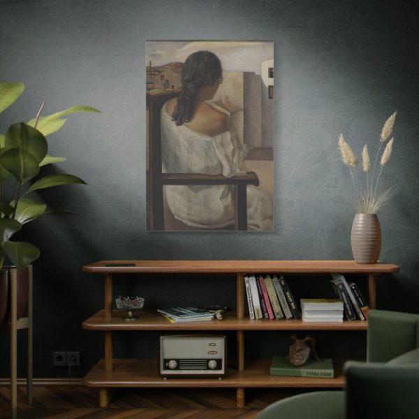 91655-239.jpg Girl from the Back by Salvador Dali Standard Canvas