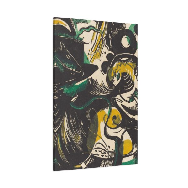 Genesis II  by Franz Marc Standard Canvas