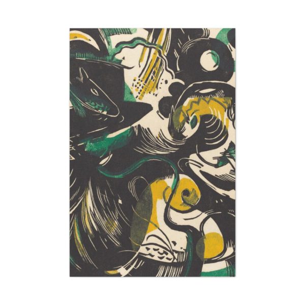 Genesis II  by Franz Marc Standard Canvas