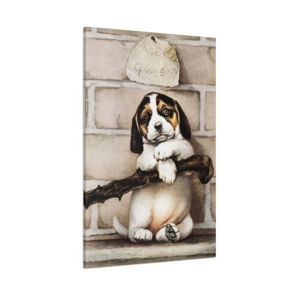 91655-30.jpg Puppy by L. Prang & Co Standard Canvas