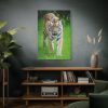 Grumpy Tiger Walking Standard Canvas
