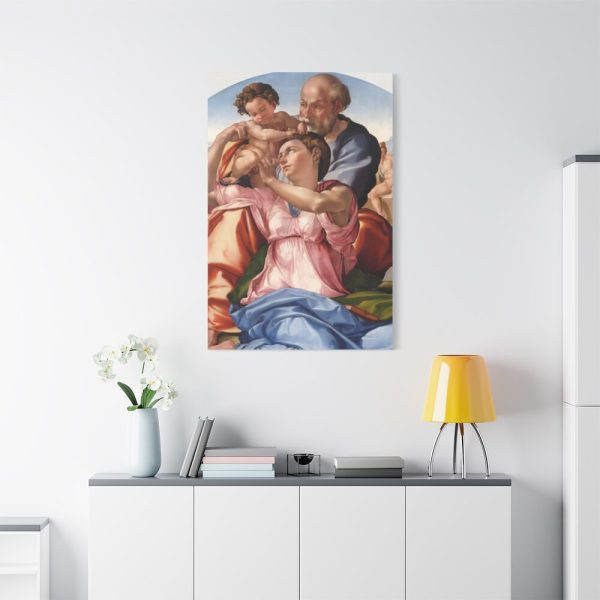 91655-317.jpg Doni Tondo by Michelangelo Buonarroti Standard Canvas
